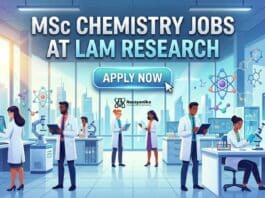 MSc Chemistry Jobs at Lam Research |  Candidates | Apply Now