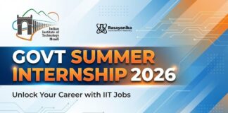 Govt Summer Internship 2026 at IIT Mandi – Get Stipend of Rs. 10,000 pm, Chemical Sciences Apply Govt Summer Internship at IIT Mandi | Chemistry Candidates Apply