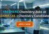 Freshers Chemistry Jobs at ADAMA Ltd. | Candidates Apply Now