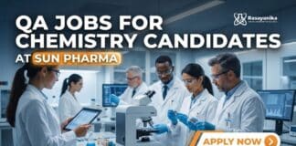 Sun Pharma Hiring Officer – QA | Quality Assurance Jobs in Jammu QA Jobs at Sun Pharma | Chemistry Candidates Apply Now