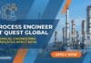 Quest Global Careers: Process Engineer | Chemical Engineering Graduates Apply Now