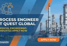 Quest Global Careers: Process Engineer | Chemical Engineering Graduates Apply Now
