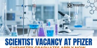 Pfizer is Hiring Scientist Job | Organic Chemistry Graduates Apply Now Pfizer Careers: Scientist Job | PhD Chemistry Graduates Apply Now