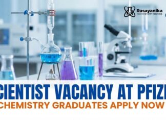 Pfizer is Hiring Scientist Job | Organic Chemistry Graduates Apply Now Pfizer Careers: Scientist Job | PhD Chemistry Graduates Apply Now