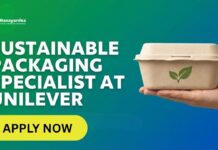 Unilever is Hiring Packaging Specialist | Apply Now Unilever Careers: Sustainable Packaging Specialist | Chemical Engineering Jobs
