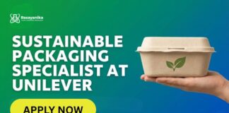 Unilever is Hiring Packaging Specialist | Apply Now Unilever Careers: Sustainable Packaging Specialist | Chemical Engineering Jobs
