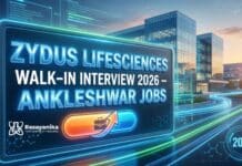 Zydus Lifesciences Walk-In Interview 2026: Chemistry Freshers & Experienced Hiring Apprenticeship Opportunity at Zydus LifeSciences | Chemistry Candidates Apply Now