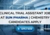 Fresher's Jobs at SunPharma | Apply Now for the Clinical Trial Assistant Role
