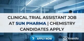 Fresher's Jobs at SunPharma | Apply Now for the Clinical Trial Assistant Role