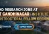 PhD Research Jobs at IIT Gandhinagar | Institute Postdoctoral Fellow Opening