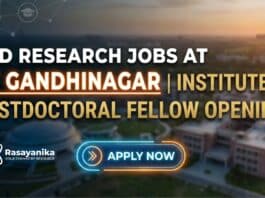 PhD Research Jobs at IIT Gandhinagar | Institute Postdoctoral Fellow Opening