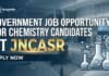 Government Jobs at JNCASR | Chemistry Candidates Apply Now