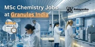 Granules India Walk-in Interview | Chemistry Candidates Openings