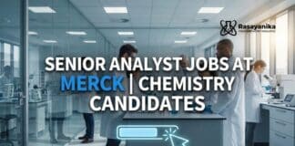Senior Analyst Jobs at Merck | Chemistry Candidates Apply Now