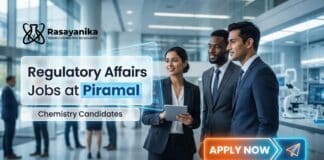 Regulatory Affairs Jobs at Piramal | Chemistry Candidates Apply