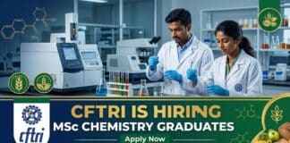 CFTRI Vacancy 2026 | MSc Chemistry Graduates Apply for the Project Associate Job