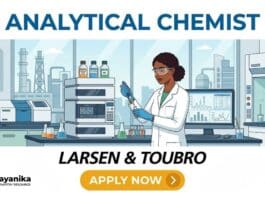 Larsen & Toubro is hiring an Analytical Chemist | Chemistry Jobs in Bangalore