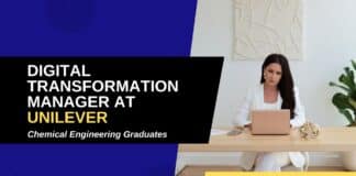Chemical Science Careers | Chemical Engineering Job at Unilever Chemical Engineering Job at Unilever | Digital Transformation Manager | Apply Now