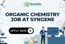 Syngene is Hiring Senior Principal Investigator | Organic Chemistry Graduates Apply Now Organic Chemistry Job at Syngene | Apply Now for Senior Principal Investigator