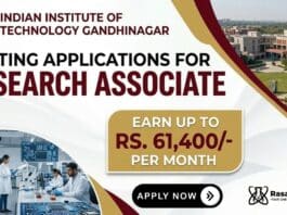 Research Associate Job IIT Gandhinagar Recruitment | PhD Chemistry Graduates Apply Now