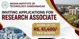 Research Associate Job IIT Gandhinagar Recruitment | PhD Chemistry Graduates Apply Now