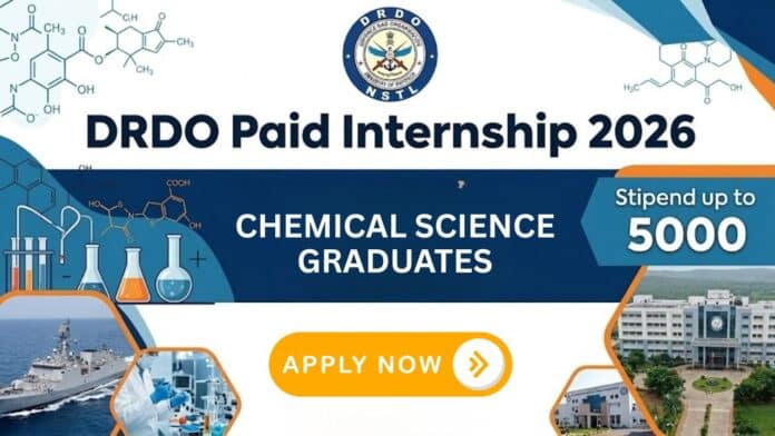 DRDO Careers: Internship for MSc Chemistry Students | Apply Now DRDO Careers: Internship for MSc Chemistry Students | Apply Now