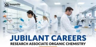 Organic Chemistry Job at Jubilant | Apply Now for Research Associate Jubilant Careers: Research Associate | Organic Chemistry Graduates Apply Now