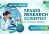 Organic Chemistry Job at PI Health Science | Senior Research Scientist Role