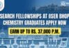 IISER Bhopal is Recruiting MSc Chemistry Graduates for Research Fellowship | Apply & earn up to Rs. 37,000 p.m. JRF Job at IISER Bhopal | MSc Chemistry Graduates Apply Now for Government Fellowship