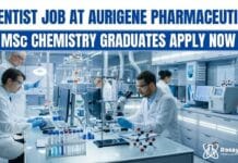 Aurigene Pharmaceutical is hiring MSc Chemistry Graduates For Scientist – Peptide Chemistry Role Scientist Job at Aurigene Pharmaceutical | MSc Chemistry Graduates Apply Now