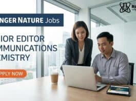 PhD Chemistry Job at Springer Nature | Apply Now for Senior Editor Associate