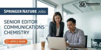 Springer Nature Senior Editor Job | PhD Chemistry Careers PhD Chemistry Job at Springer Nature | Apply Now for Senior Editor Associate