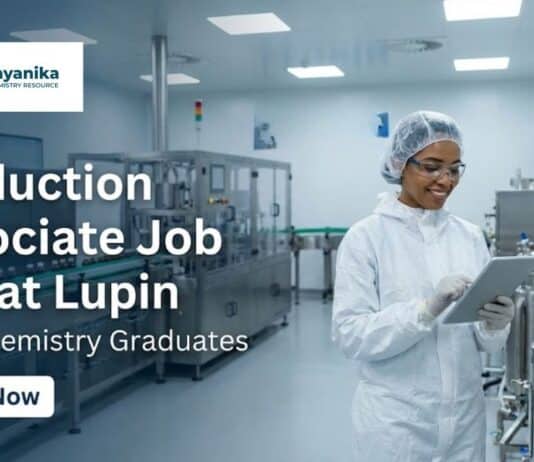 MSc Chemistry Job at Lupin | Apply for Production Associate Role