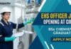 Cipla is Hiring EHS Officer | BSc Chemistry Graduates Apply Now BSc Chemistry Jobs at Cipla | Apply Now for EHS Officer Role