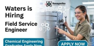 Waters Corporation Hiring Field Service Engineer | Chemical Engineering Graduates Apply Now Chemical Engineering Job at Waters Corporation | Apply for Field Service Engineer Role