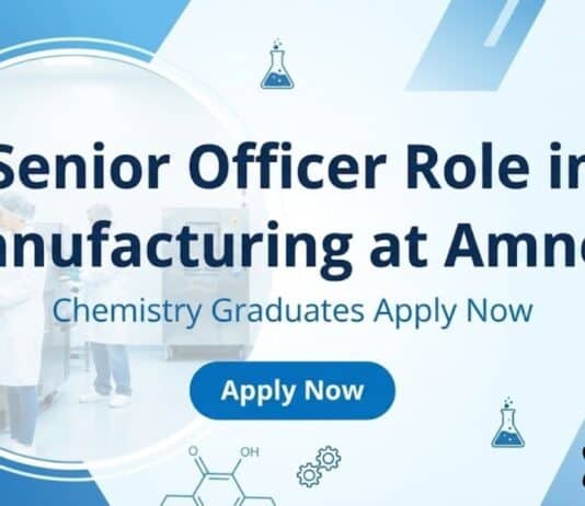 BSc Chemistry Job at Amneal | Apply Now for Senior Officer Role in Manufacturing 