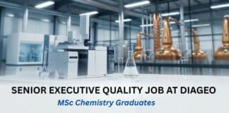 MSc Chemistry Job at Diageo | Senior Executive Quality Role