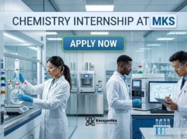 Chemistry Internship at MKS | Chemistry Candidates | Apply Now