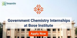 Summer Internship Program 2026 at Bose Institute for Chemistry Graduates Government Chemistry Internships at Bose Institute | Chemical Science Graduates Apply Now