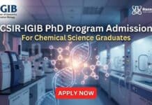 AcSIR-CSIR-IGIB PhD Program August 2026 | Applications Invited Chemistry PhD Program | CSIR-IGIB Recruitment 2026 | Chemical Science Graduates Apply Now