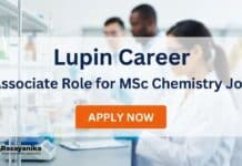 MSc Chemistry Job at Lupin | Apply Now for Associate Role MSc Chemistry Job at Lupin | Apply For Associate Role