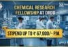 Chemical Research Fellowship DRDO Vacancy at DMSRDE Kanpur | Apply Now