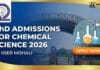 PhD Admissions in Chemical Science | IISER Mohali Vacancy 2026 | Apply Now