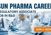 Sun Pharma Career Opportunity – Regulatory Affairs Executive | Apply Now Regulatory Associate Job at Sun Pharma | Chemical Science Career
