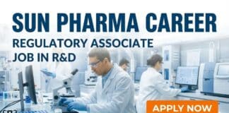 Sun Pharma Career Opportunity – Regulatory Affairs Executive | Apply Now Regulatory Associate Job at Sun Pharma | Chemical Science Career