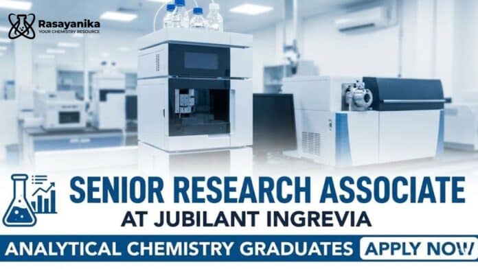 Analytical Chemistry Job at Jubilant Ingrevia | Chemical Science Careers