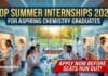 Top Chemistry Summer Internships 2026