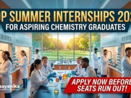Top Chemistry Summer Internships 2026