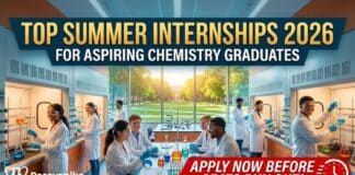 Top 2026 Govt Chemistry Summer Internships | Apply Before Seats Are Gone! Top Chemistry Summer Internships 2026