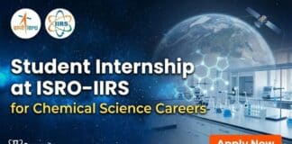 ISRO is offering IIRS Student Internship | Chemical Science Graduates Apply Now ISRO Internship for Chemical Science Careers | Apply Now